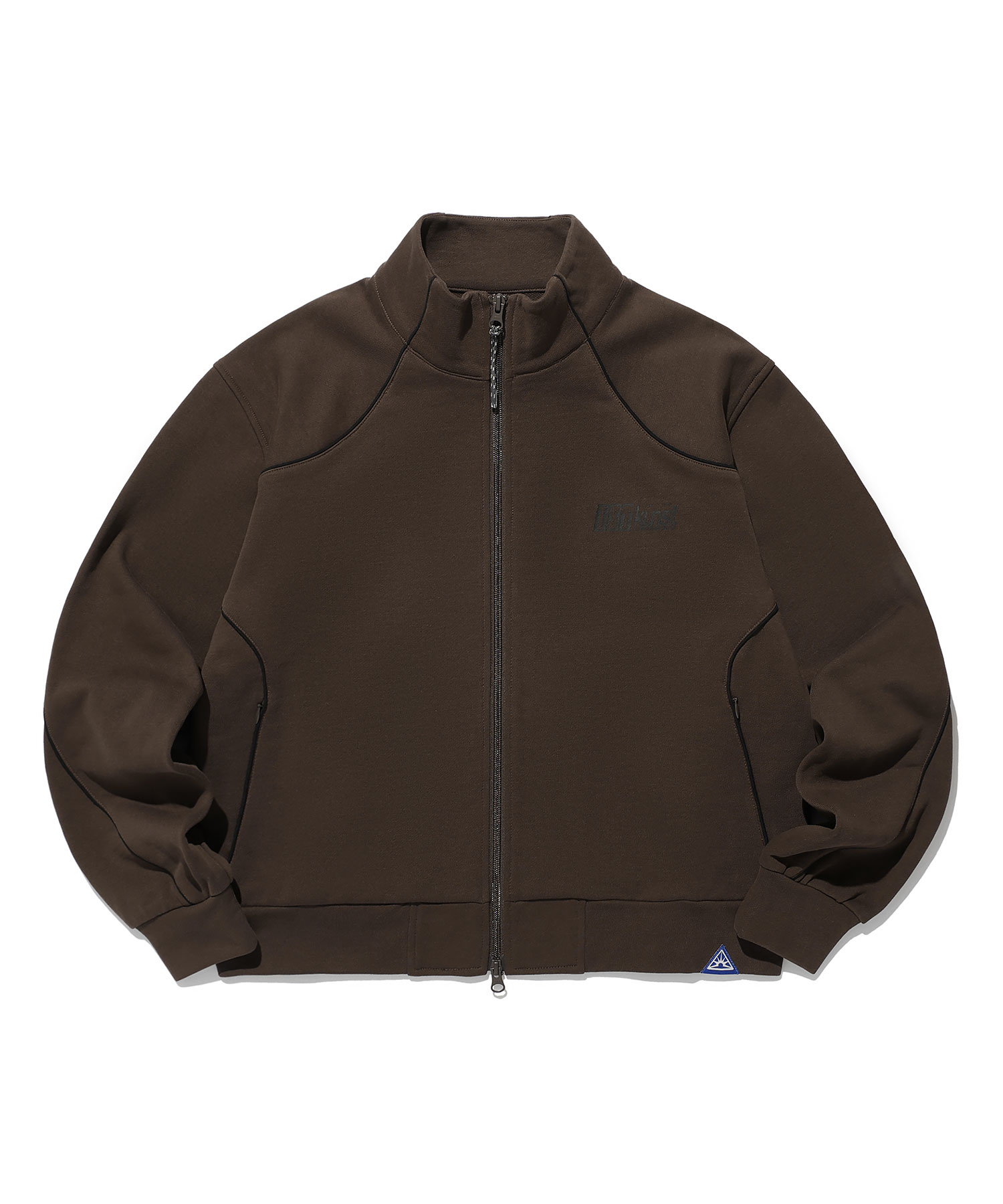 JERSEY PIPING TRACK JACKET(W)[BROWN]