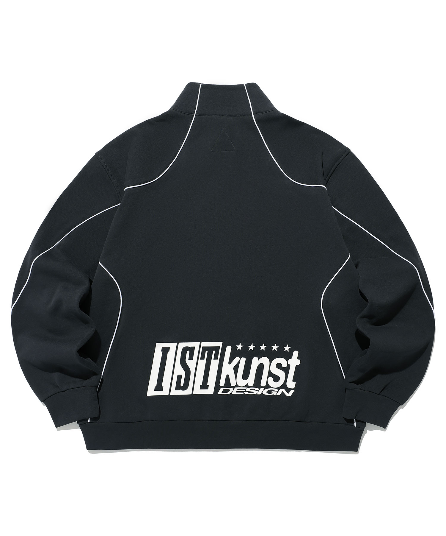 JERSEY PIPING TRACK JACKET[BLACK]