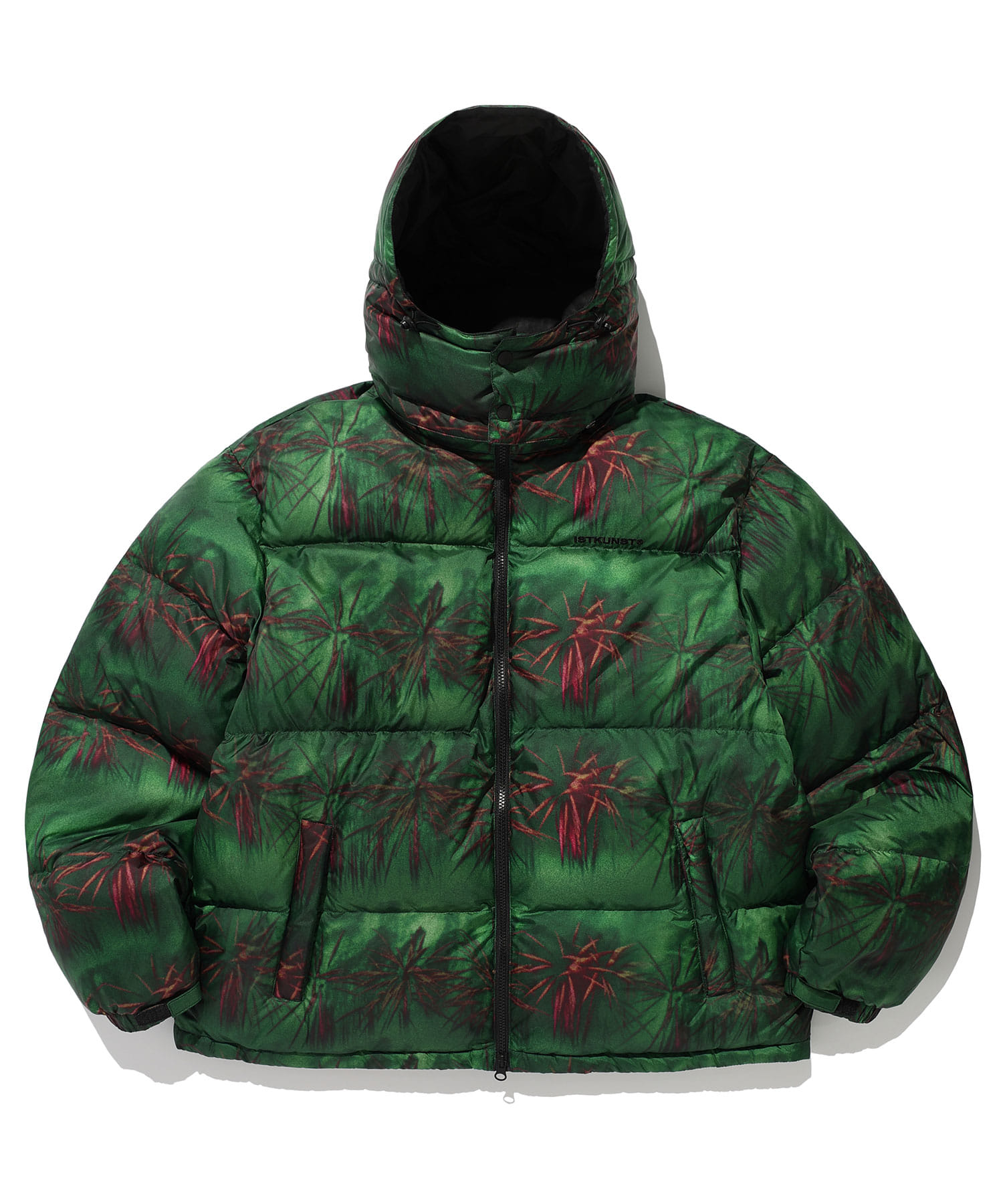 HOODED DOWN PUFFER JACKET[GREEN]