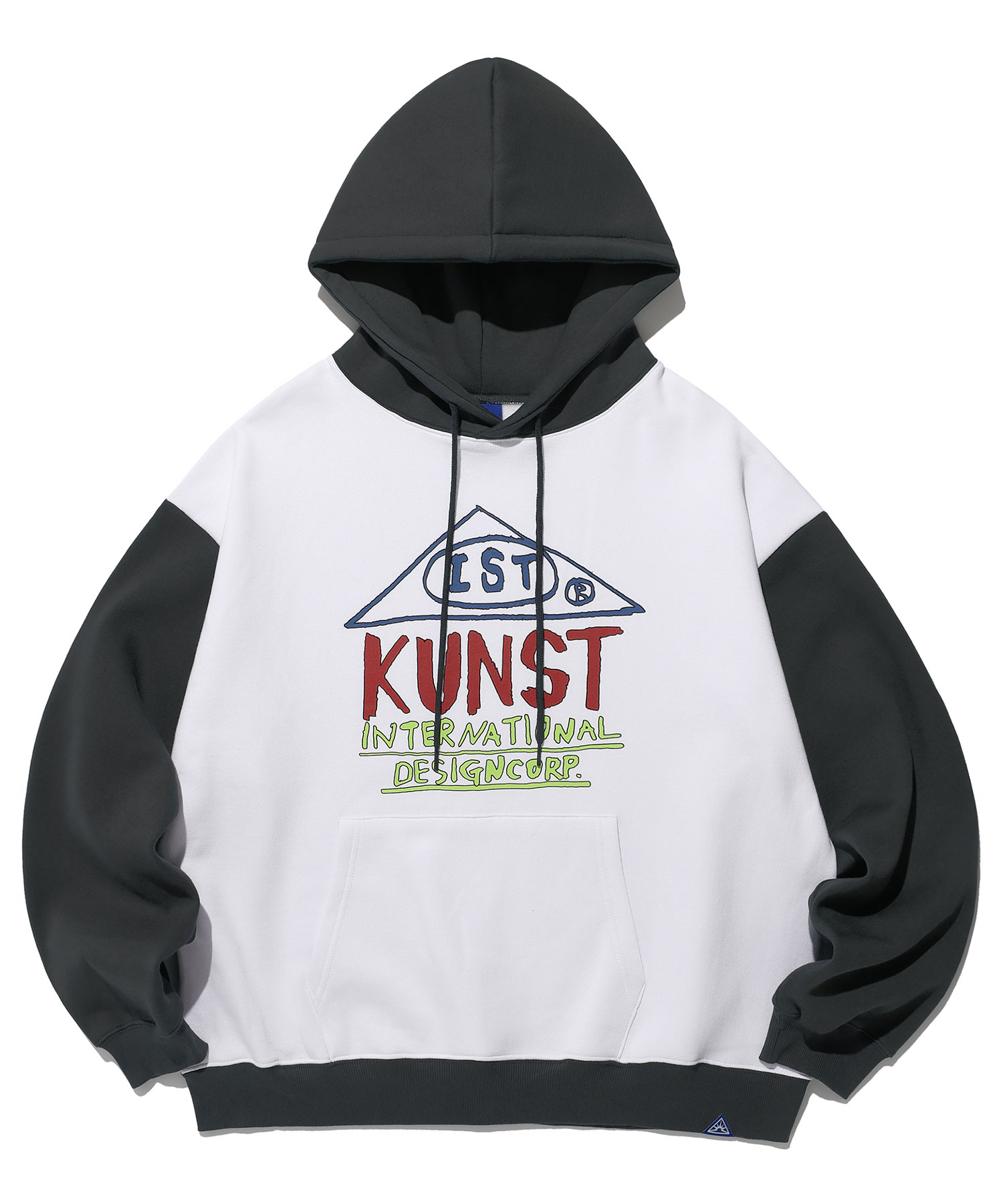 DOODLE HOUSE LOGO HOODIE[WHITE]