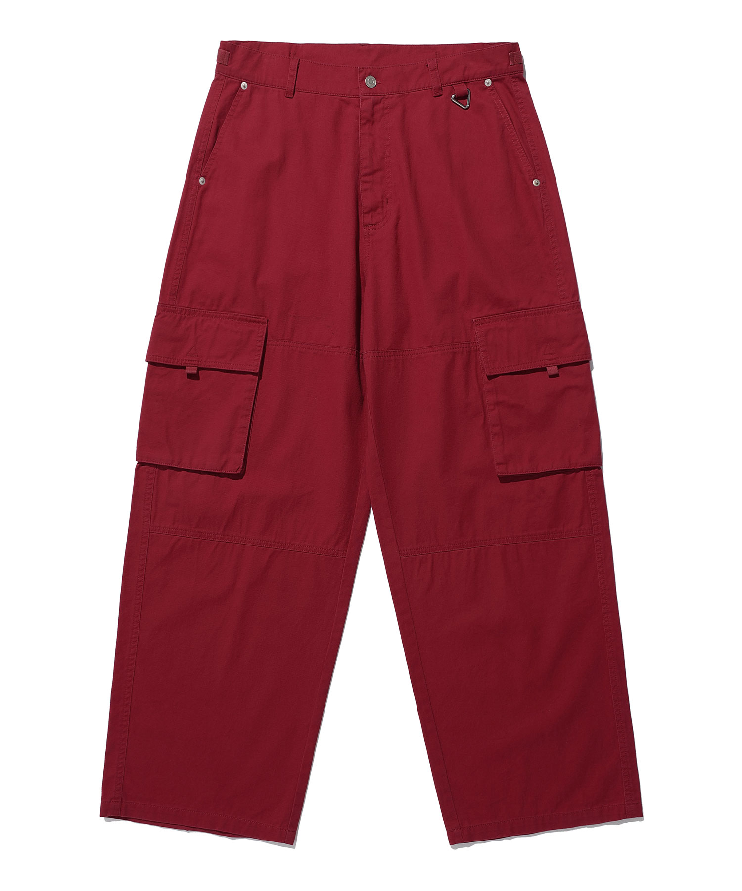 WASHED CARGO WIDE PANTS[RED]
