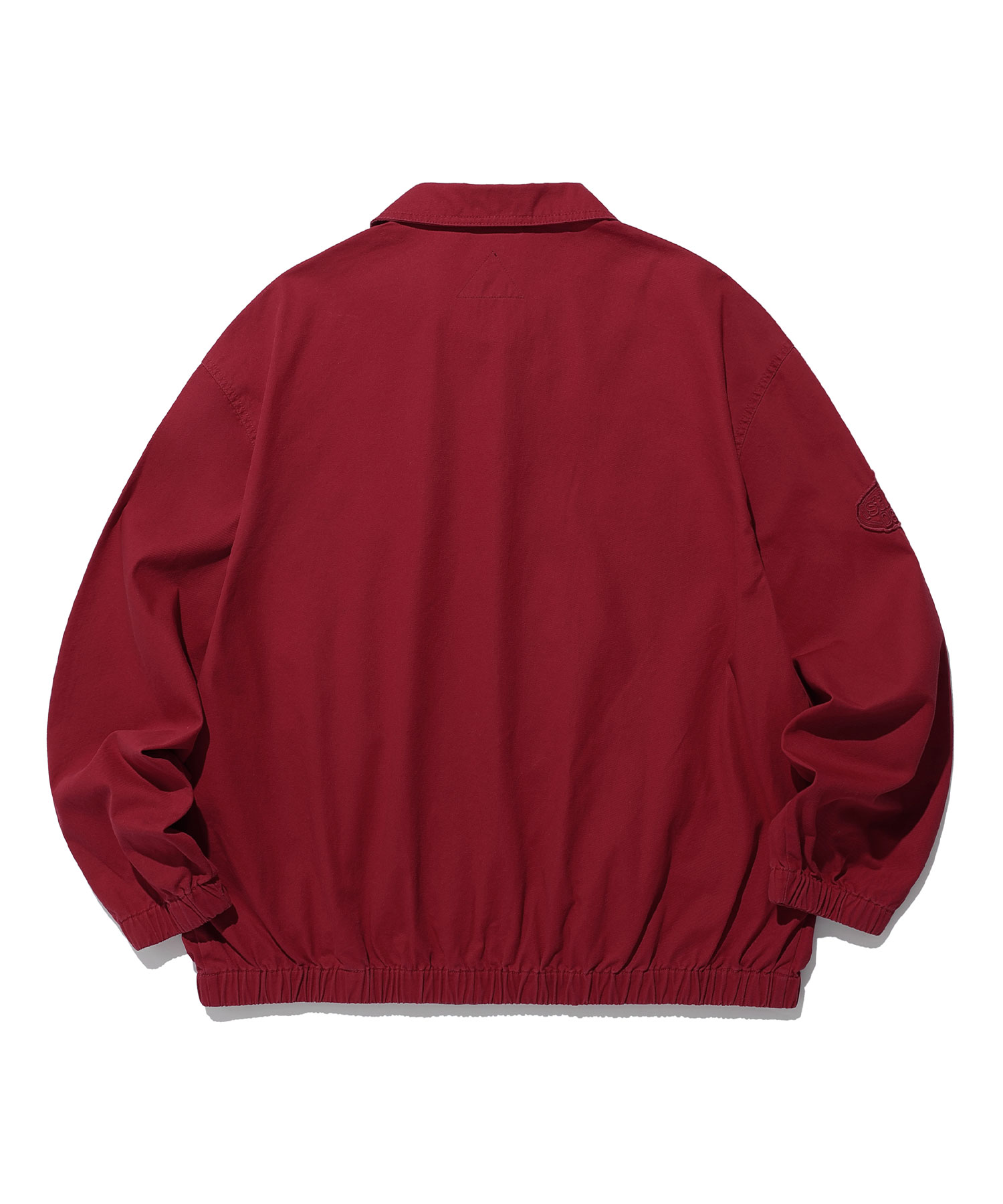 WASHED ZIP-UP WORK JACKET[RED]